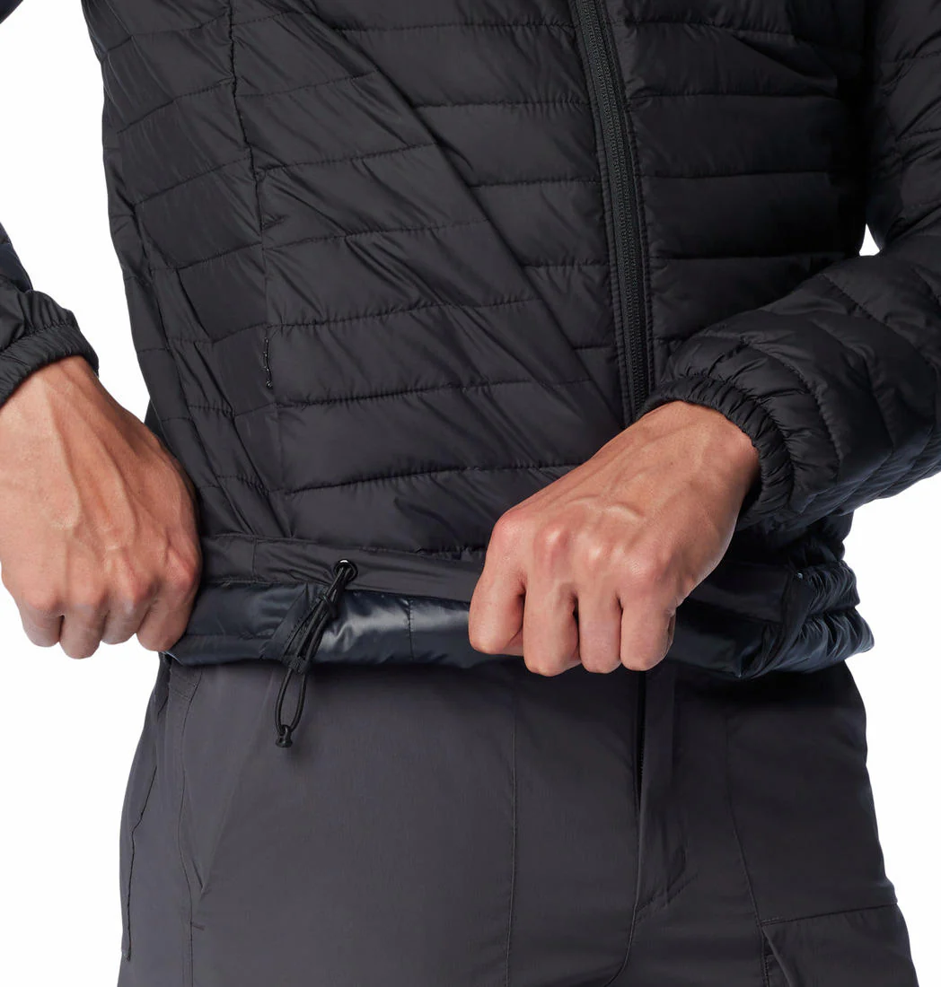 Columbia Men Black Silver Falls Hooded Jacket - Image 4