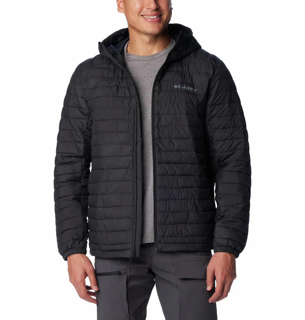 Columbia Men Black Silver Falls Hooded Jacket - Image 6