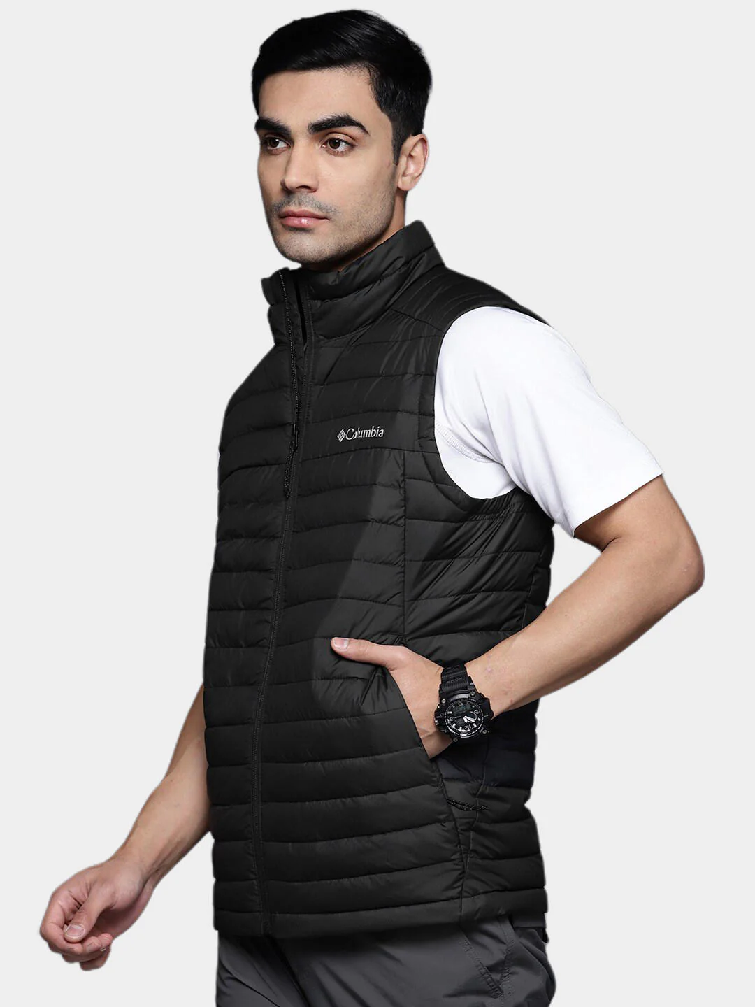 Columbia Men Black Silver Falls Vest - Image 14