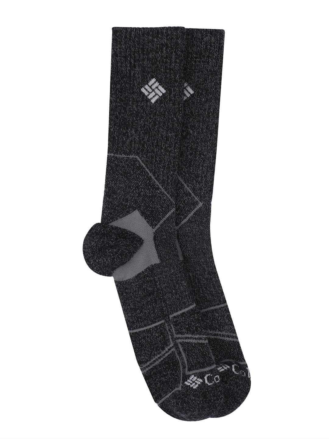 Columbia Men Black SOCKS MN 2P HIKE QTR-HEELPWR 2  (2 Pair) (Non Returnable) - Image 2