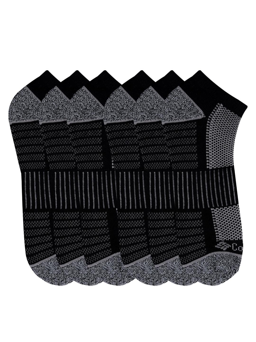 Columbia Men Black SOCKS MN 6P NS/PIQ FTBED 6 PAIR  (6 Pair) (Non Returnable) - Image 2