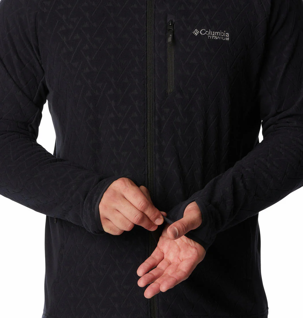 Columbia Men Black Titan Pass 3.0 Full Zip Fleece - Image 2