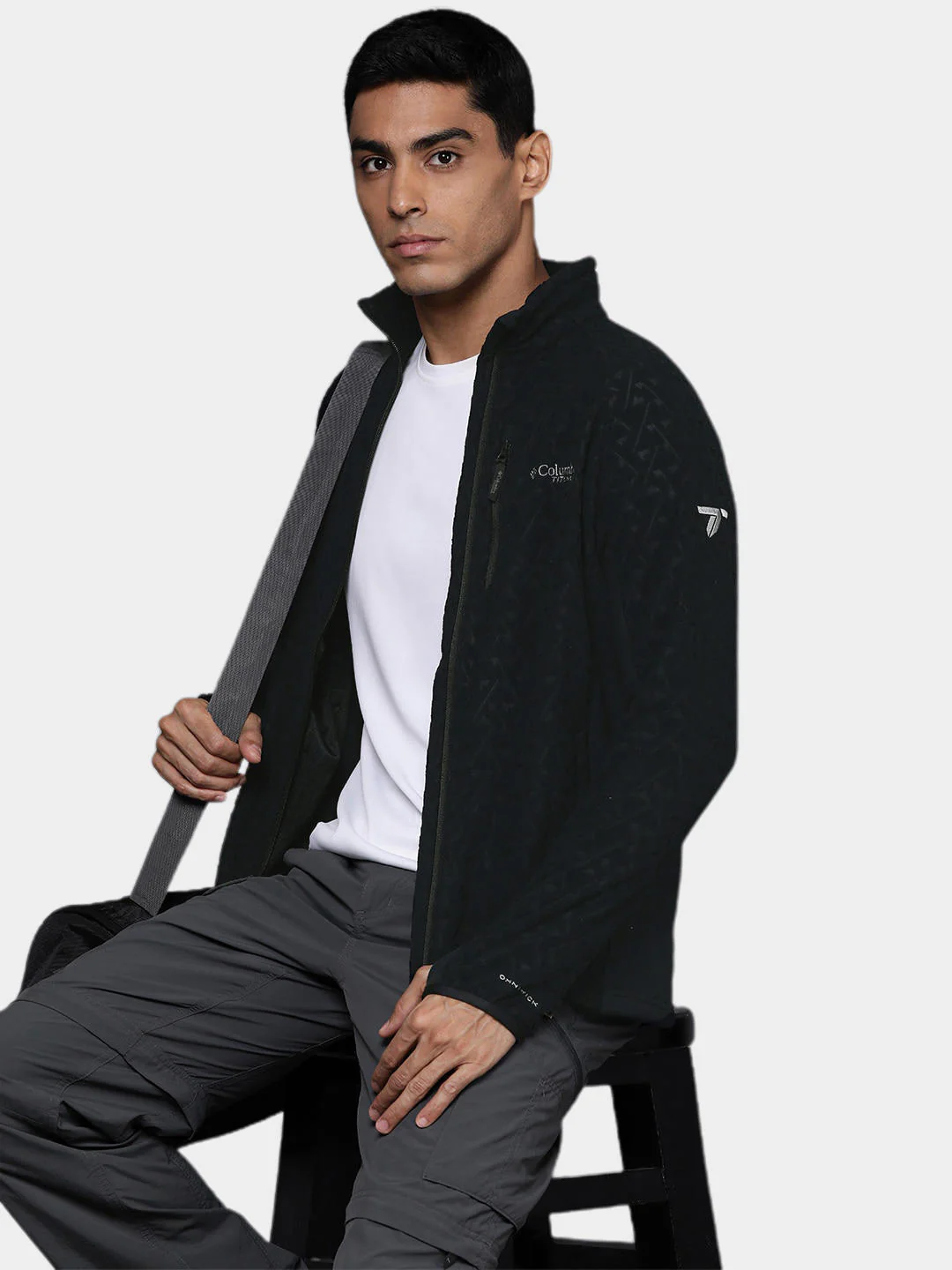 Columbia Men Black Titan Pass 3.0 Full Zip Fleece - Image 7