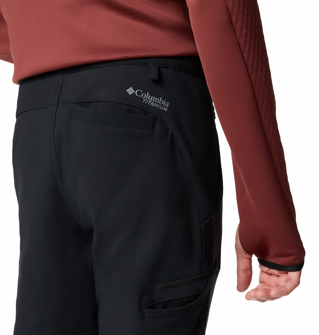 Columbia Men Black Vast Canyon Omniheat Infinity Softshell Pant (Plus Size) - Image 8