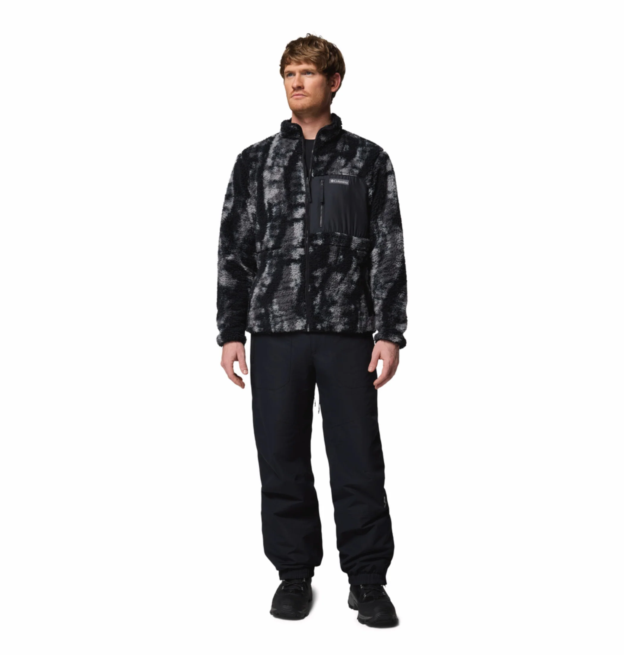 Columbia Men Black Winter Pass Reversible Fleece Jacket - Image 6