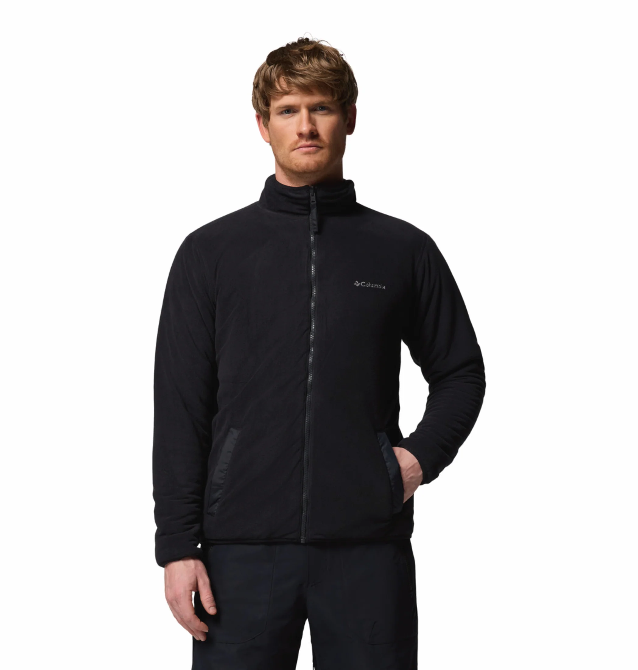 Columbia Men Black Winter Pass Reversible Fleece Jacket - Image 7