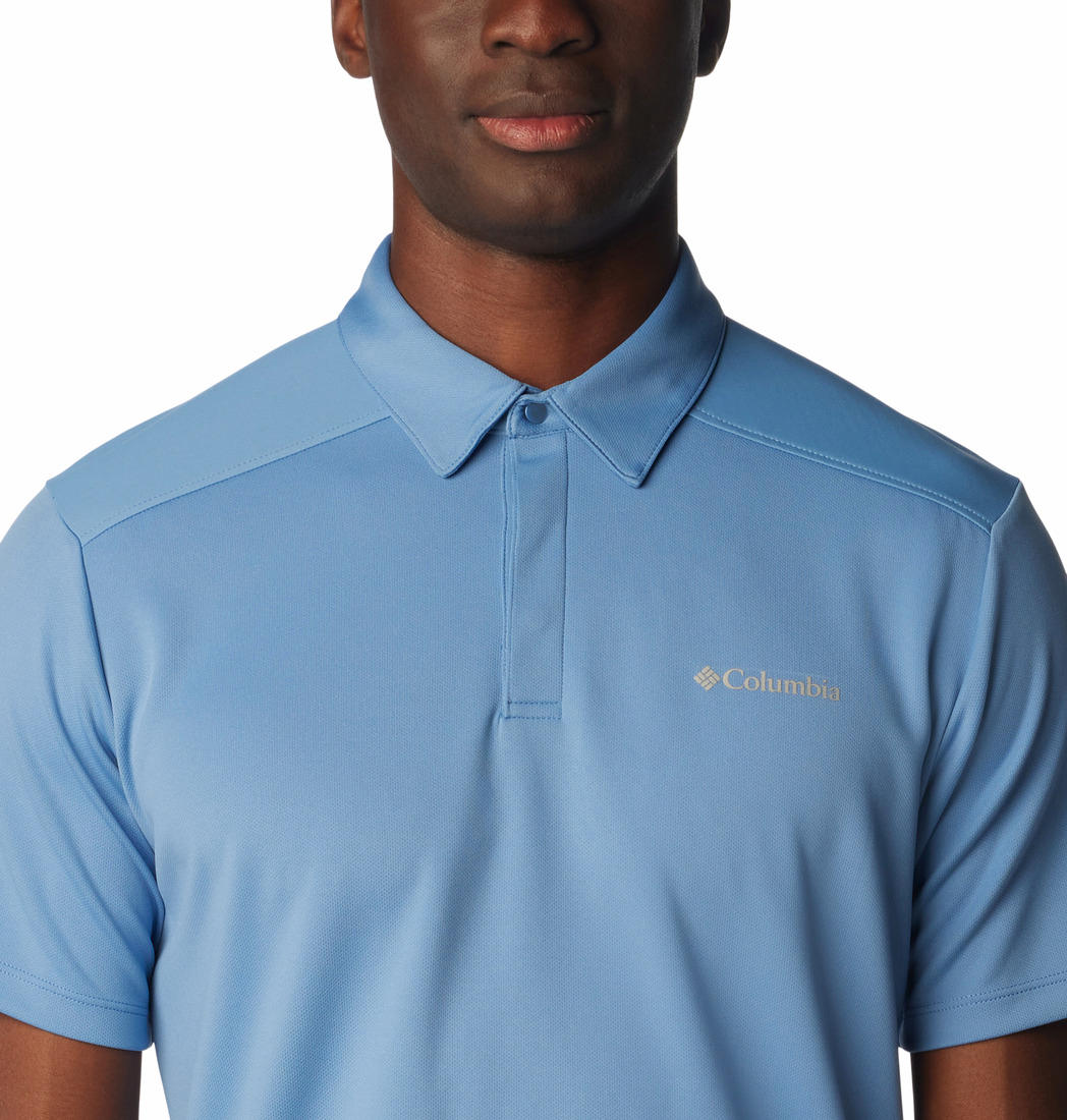 Columbia Men Navy Blue Black Mesa Polo - Image 5
