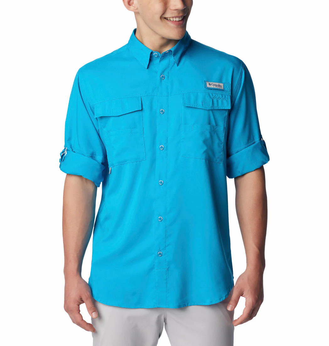 Columbia Men Blue Blood and Guts IV Woven LS (Sun Protection) - Image 8