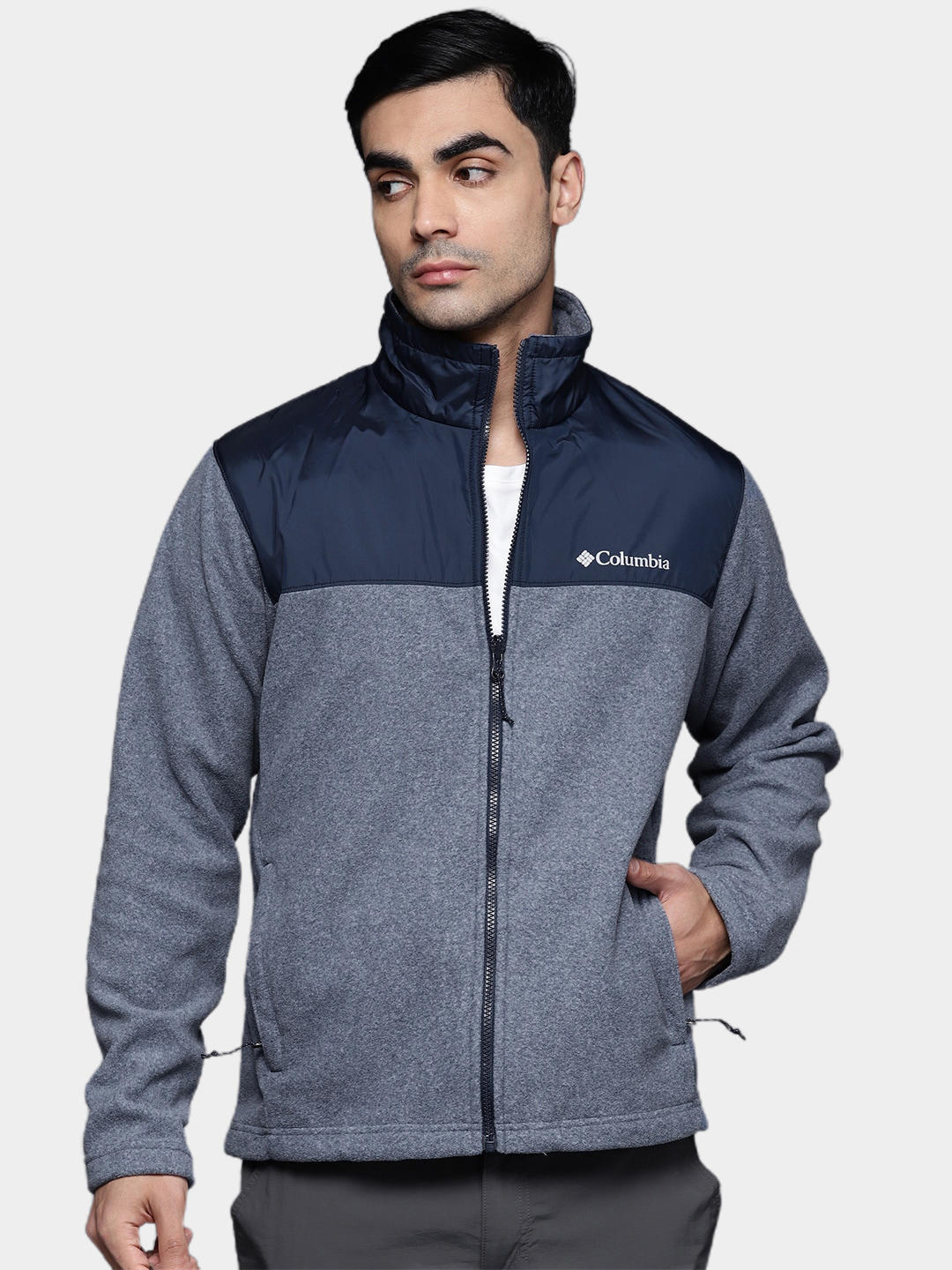Columbia Men Blue Bugaboo II Fleece Interchange Jacket - Image 13