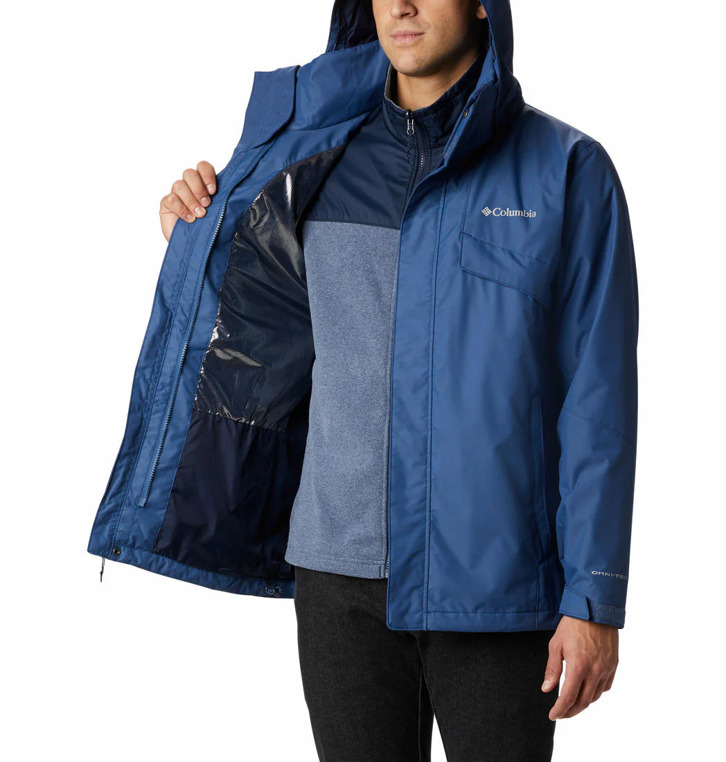 Columbia Men Blue Bugaboo II Fleece Interchange Jacket - Image 4