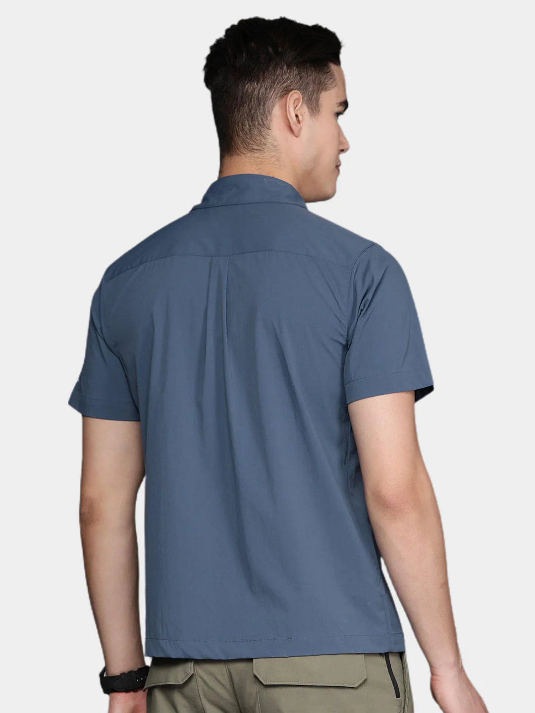 Columbia Men Blue Canyon Gate Utility Short Sleeve - Image 13