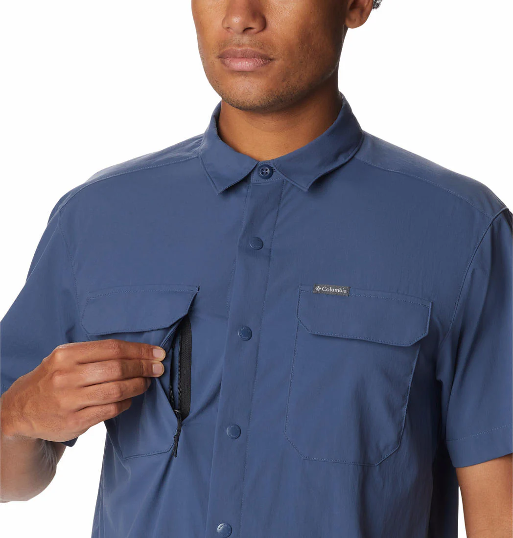 Columbia Men Blue Canyon Gate Utility Short Sleeve - Image 2