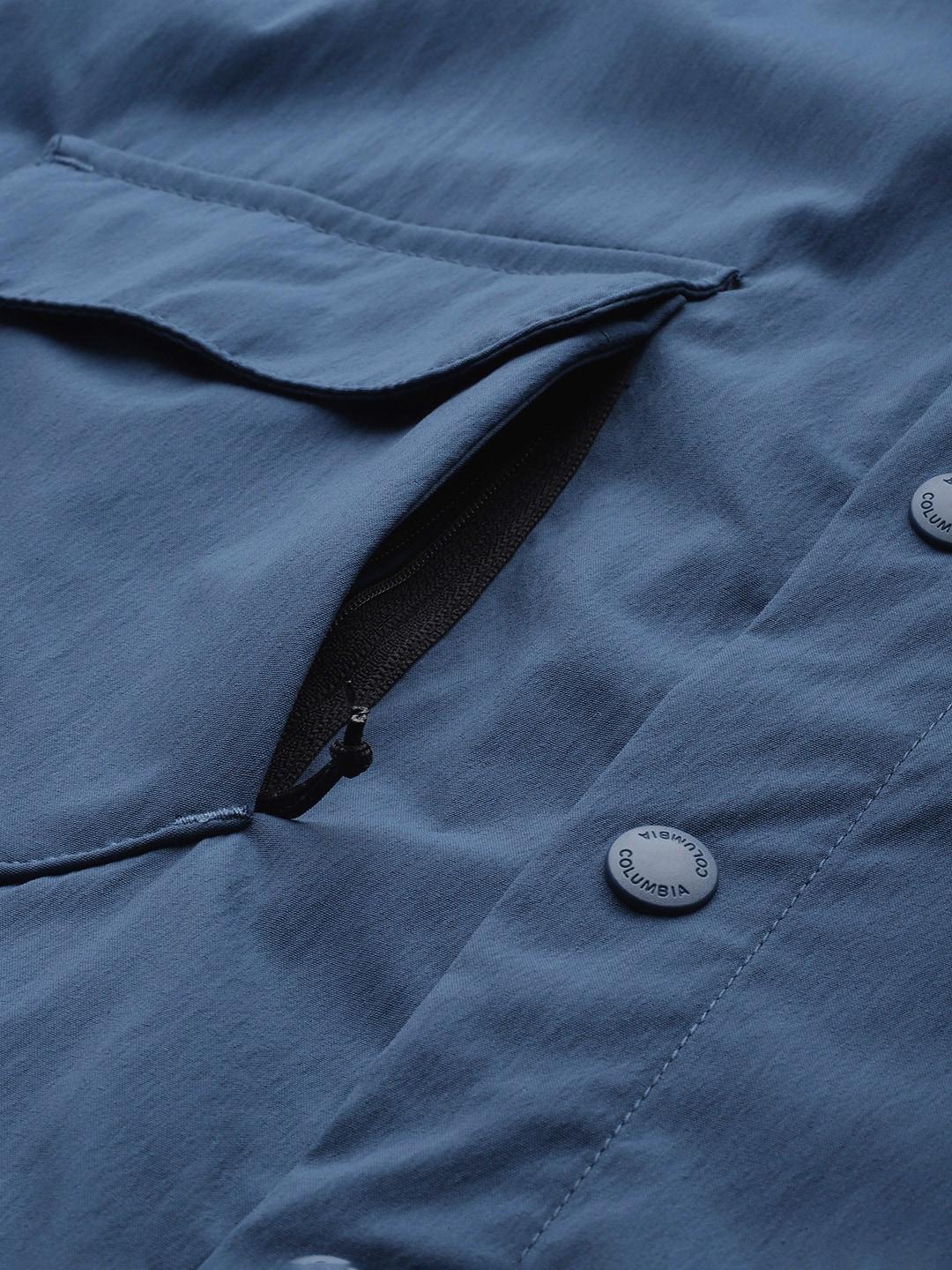 Columbia Men Blue Canyon Gate Utility Short Sleeve - Image 8