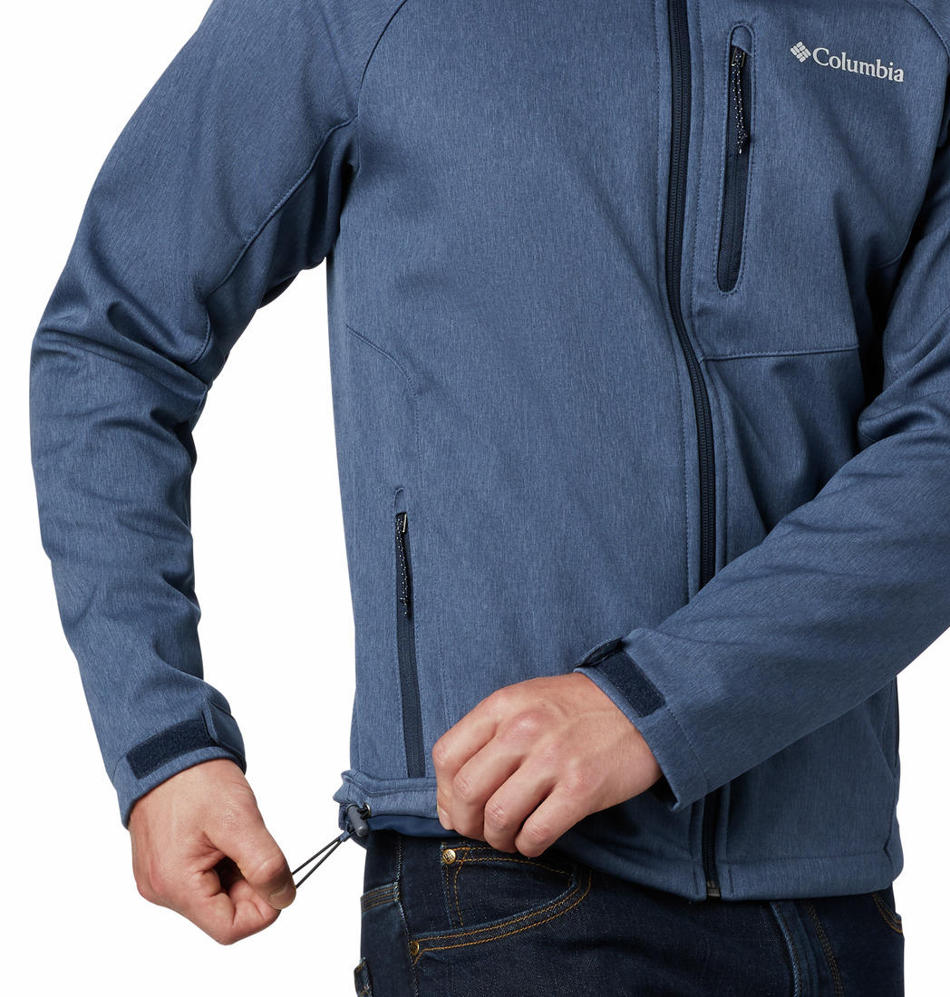 Columbia Men Blue Cascade Ridge II Softshell - Image 3