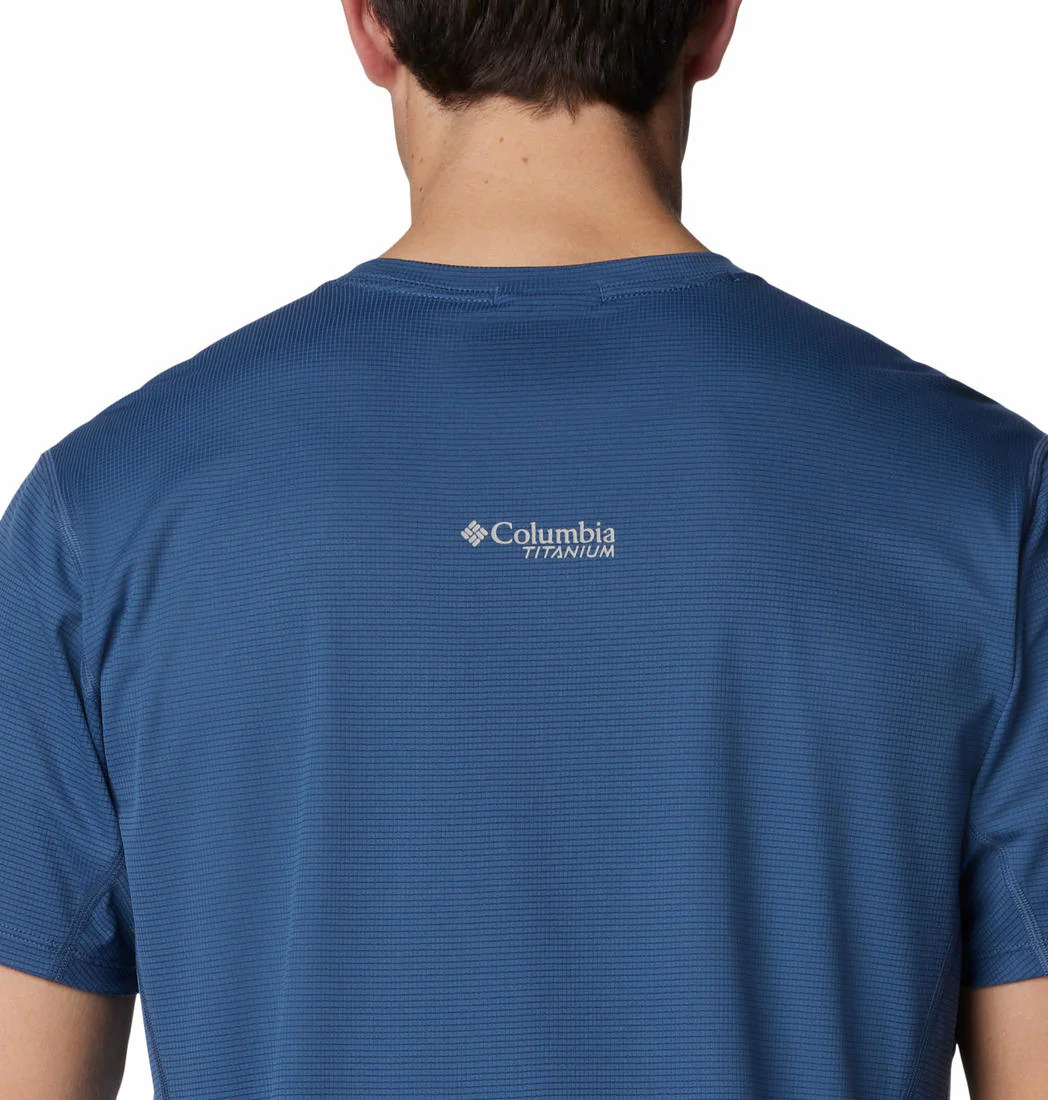 Columbia Men Blue Cirque River Graphic SS Crew - Image 4