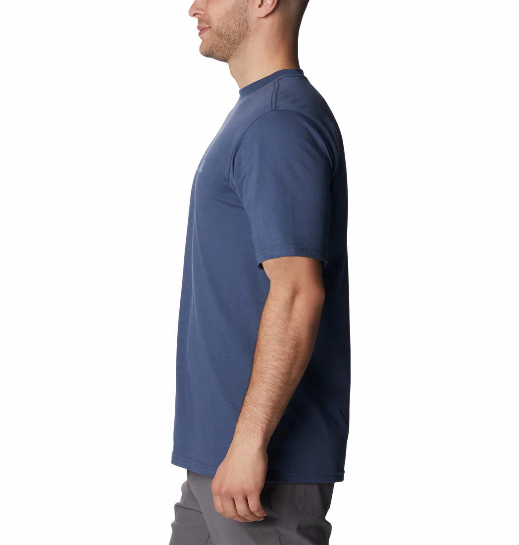Columbia Men Blue CSC Basic Logo Short Sleeve - Image 2