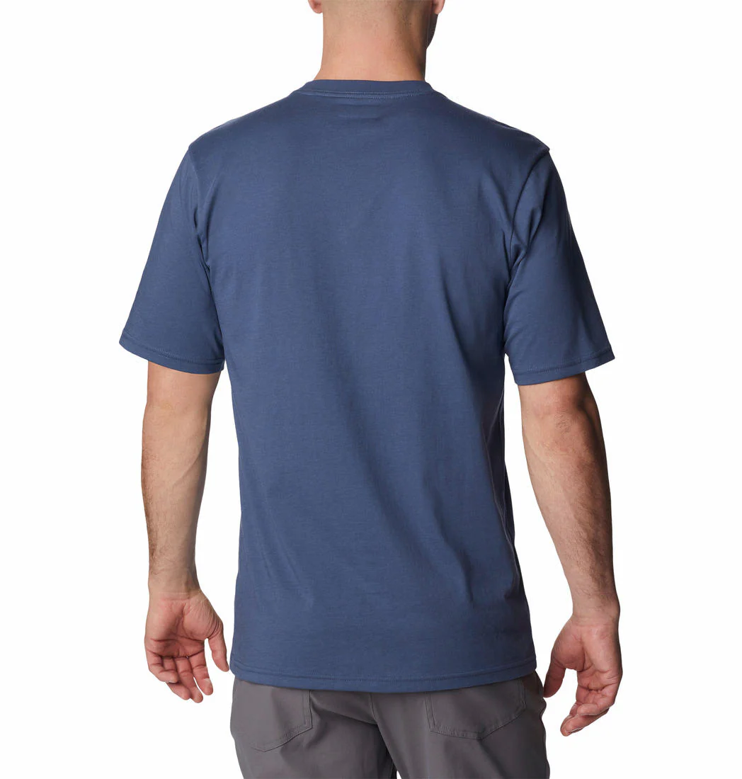 Columbia Men Blue CSC Basic Logo Short Sleeve - Image 5
