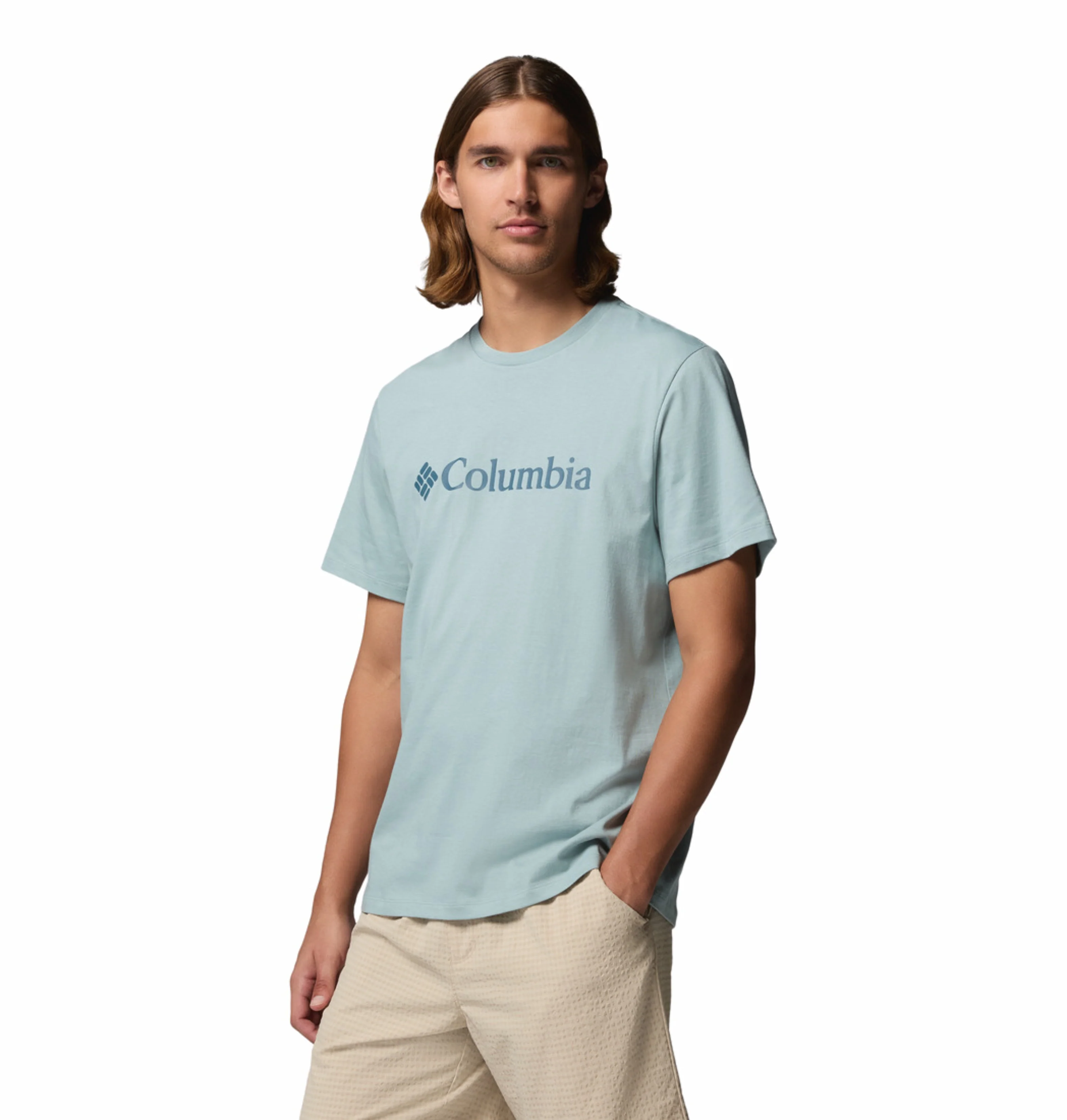 Columbia Men Blue CSC Basic Logo Tshirt - Image 5