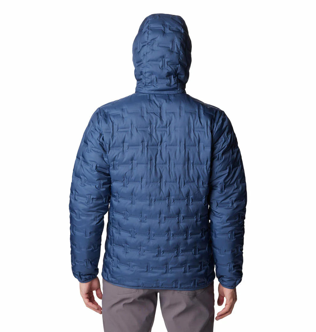 Columbia Men Blue Delta Ridge Down Hooded Jacket - Image 6