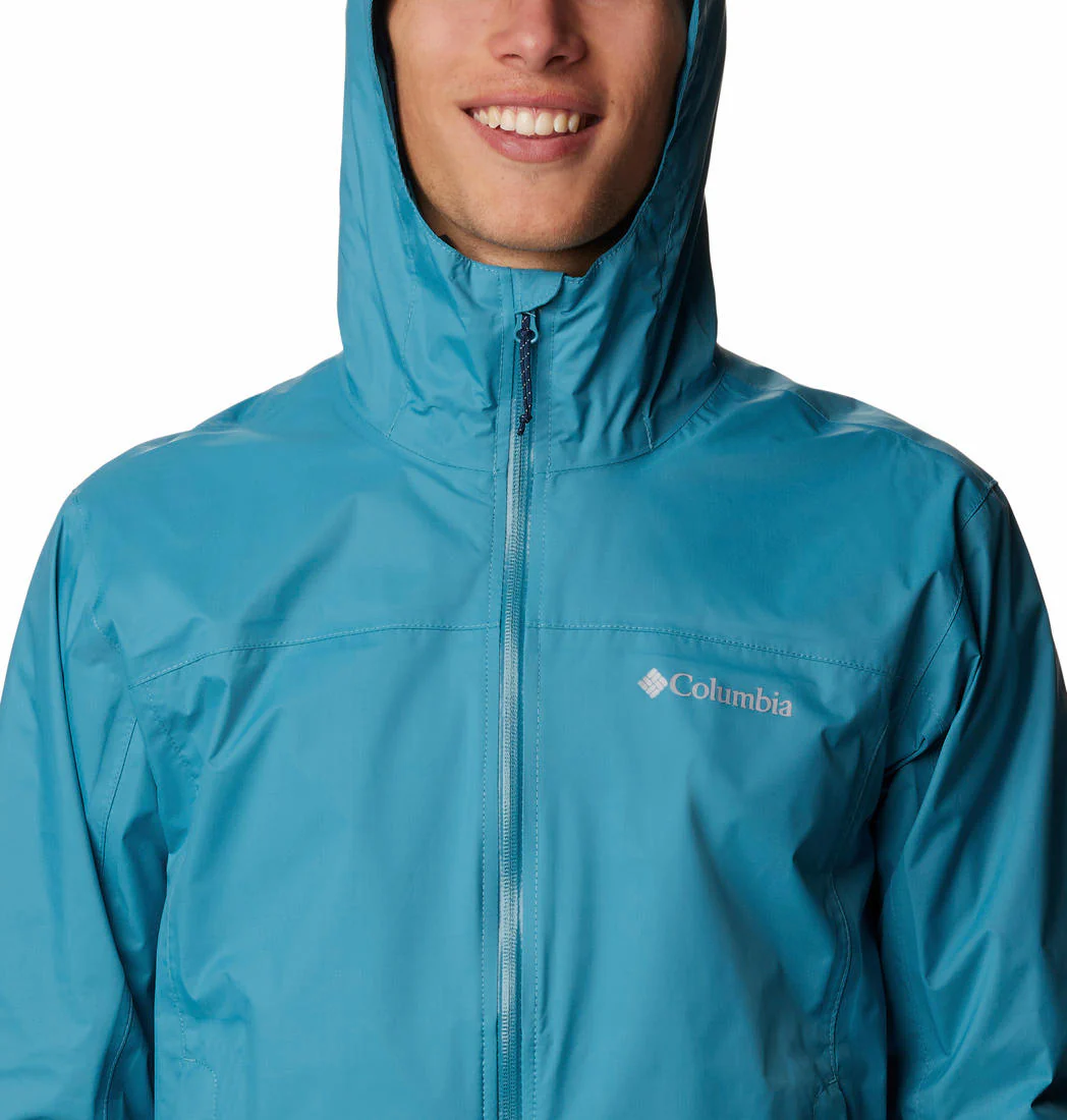 Columbia Men Blue EvaPOURation Jacket Waterproof - Image 2