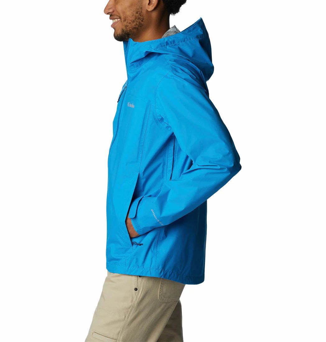 Columbia Men Blue EvaPOURation Jacket Waterproof - Image 2