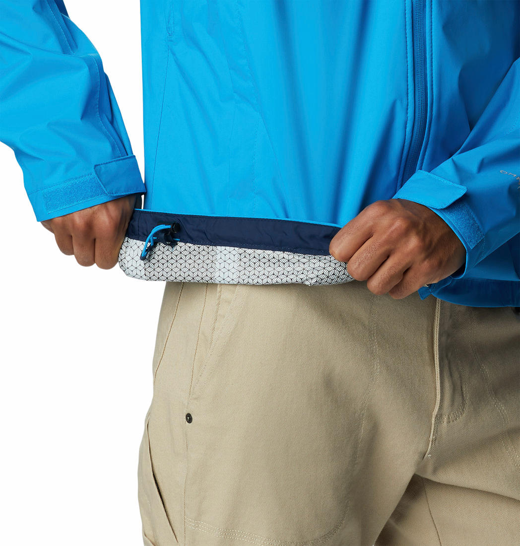 Columbia Men Blue EvaPOURation Jacket Waterproof - Image 6