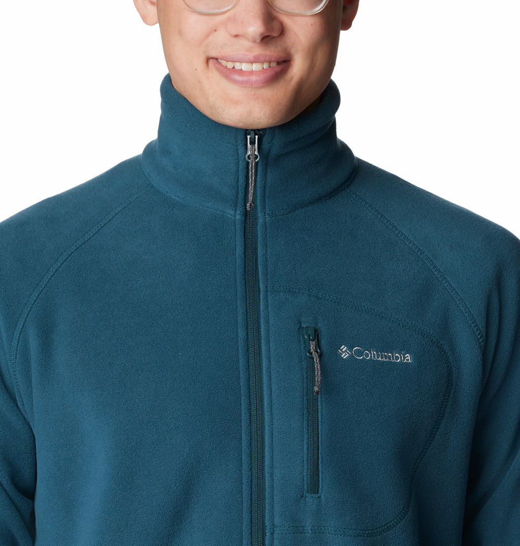 Columbia Men Blue Fast Trek II Full Zip Fleece - Image 2