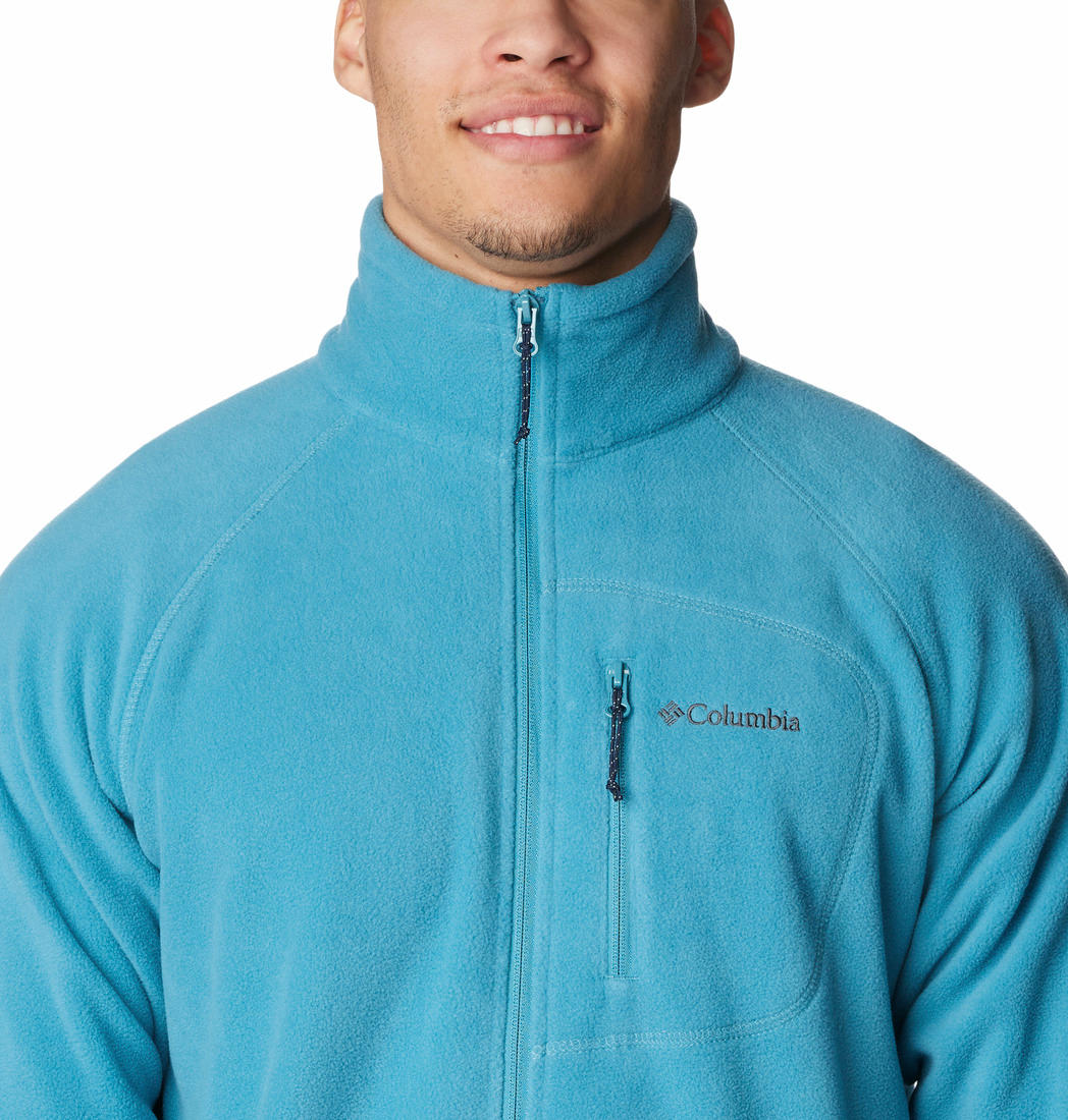 Columbia Men Blue Fast Trek II Full Zip Fleece - Image 2