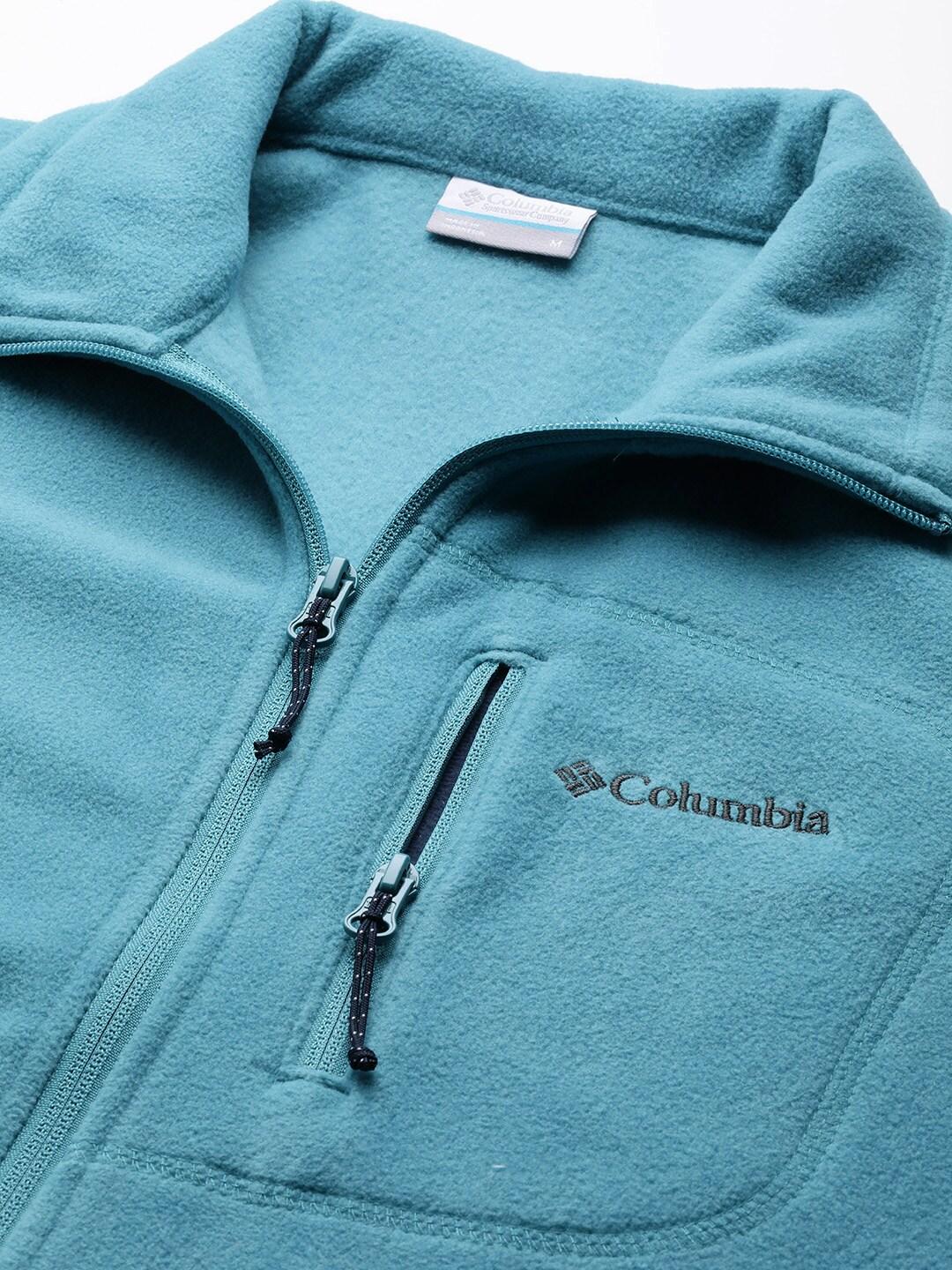 Columbia Men Blue Fast Trek II Full Zip Fleece - Image 4