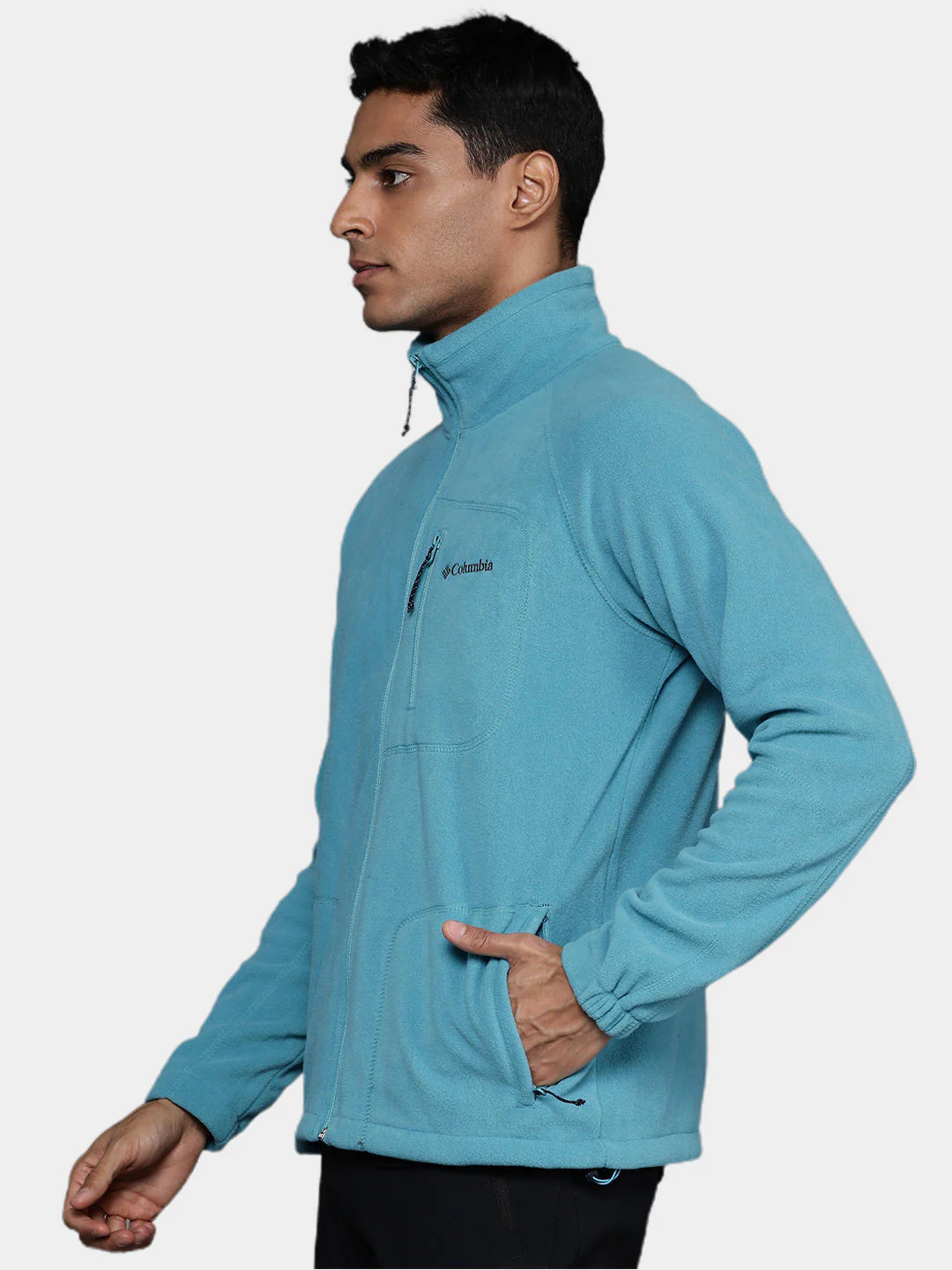 Columbia Men Blue Fast Trek II Full Zip Fleece - Image 8