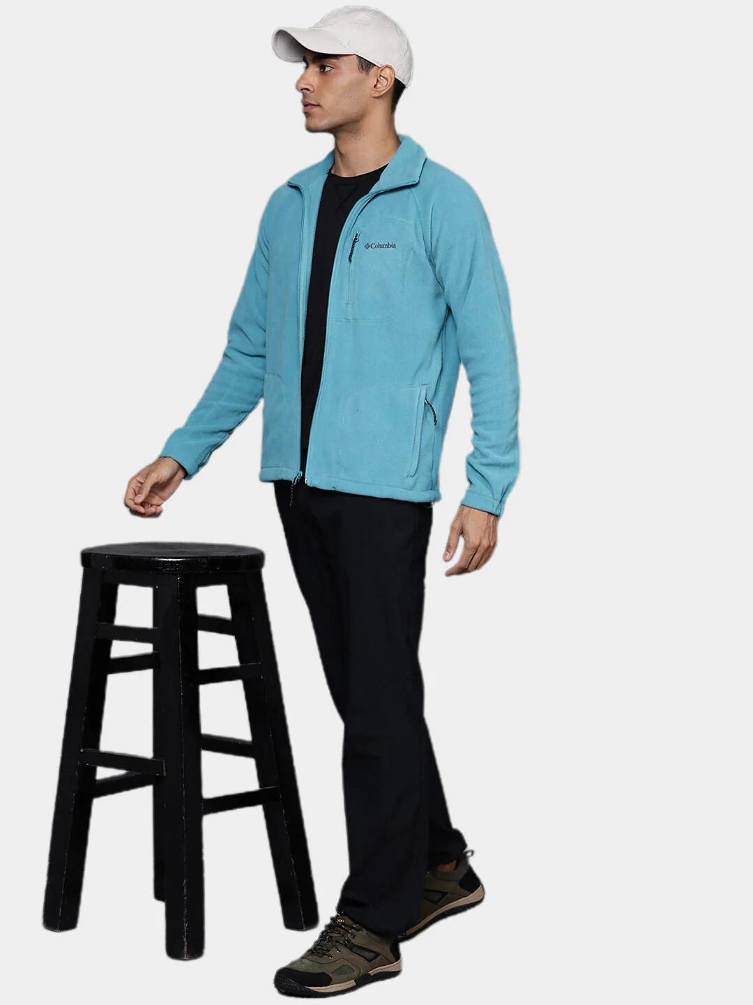 Columbia Men Blue Fast Trek II Full Zip Fleece - Image 9
