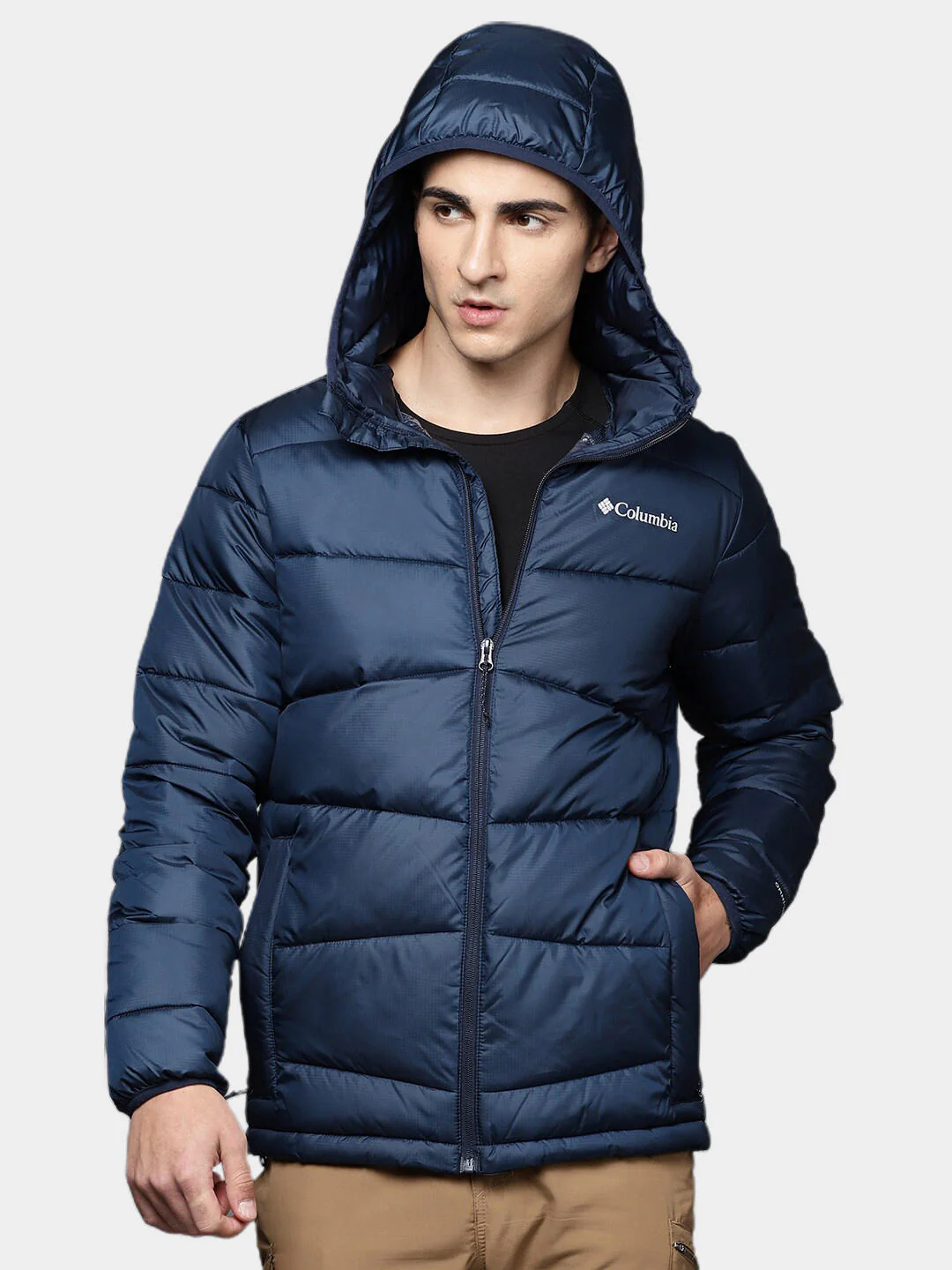 Columbia Men Blue Fivemile Butte Hooded Jacket - Image 10