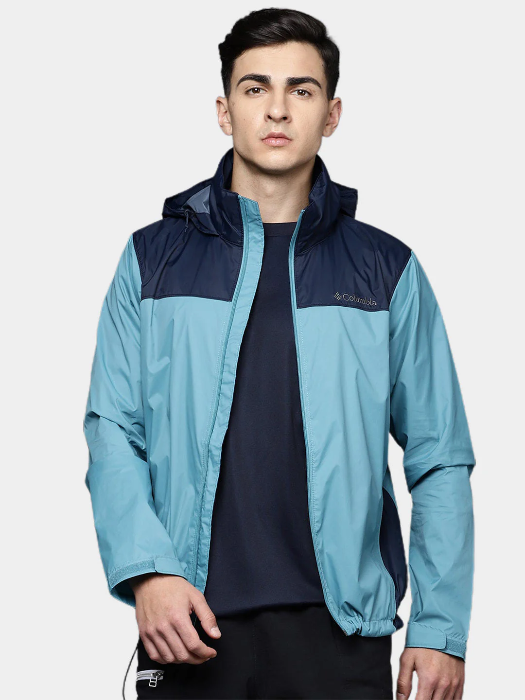 Columbia Men Blue Glennaker Lake Rain Jacket - Image 10