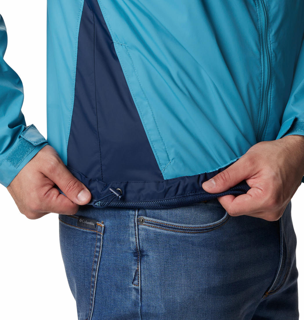 Columbia Men Blue Glennaker Lake Rain Jacket - Image 4