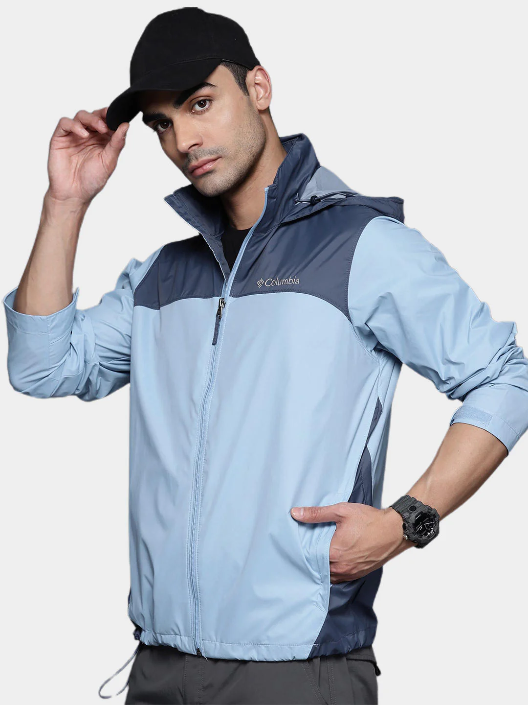 Columbia Men Blue Glennaker Lake Rain Jacket - Image 13