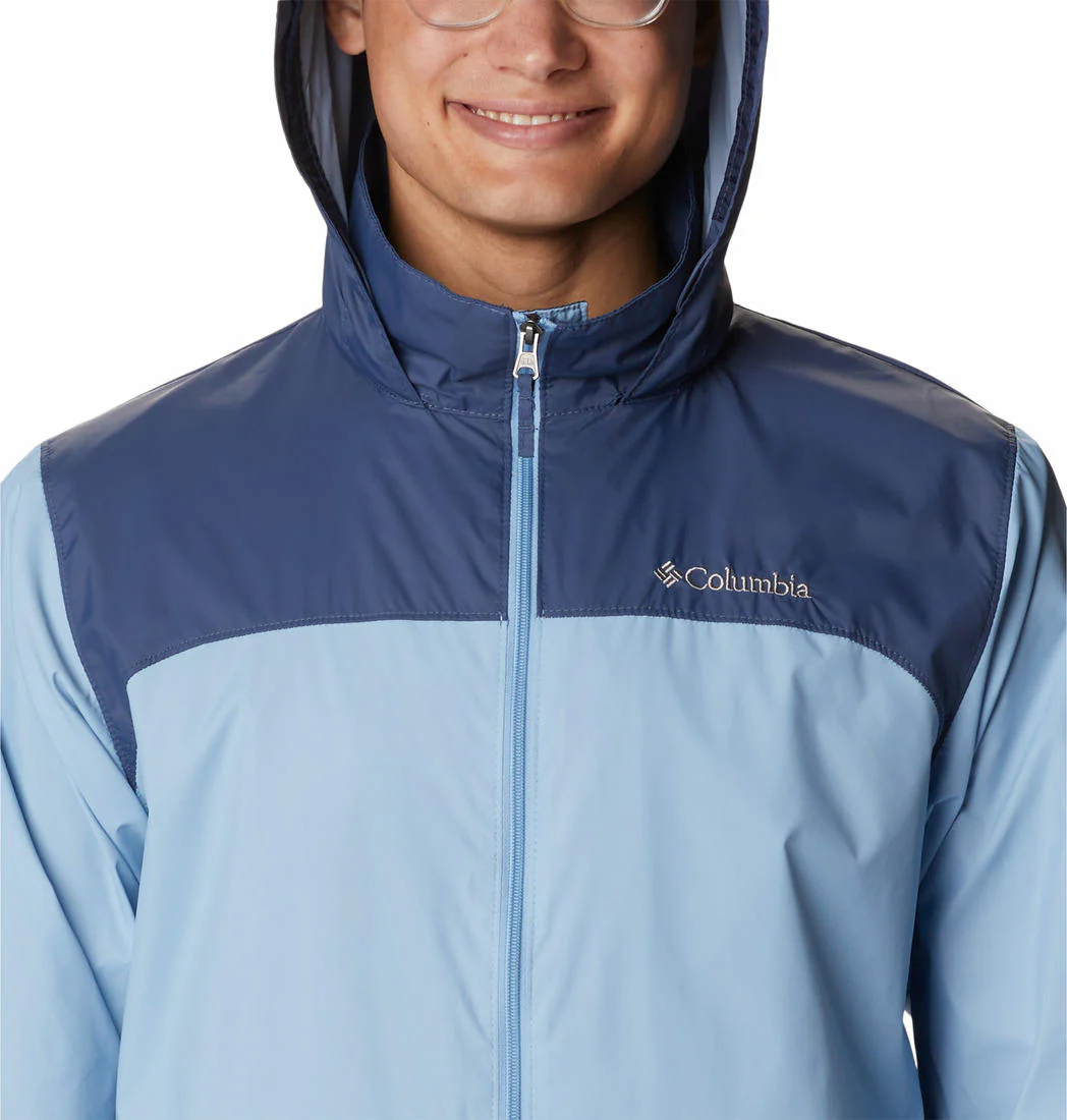 Columbia Men Blue Glennaker Lake Rain Jacket - Image 2