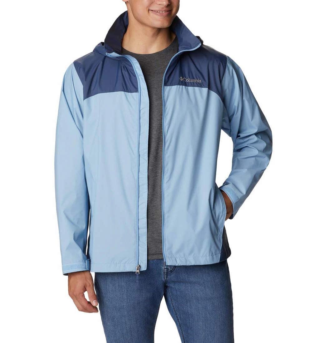 Columbia Men Blue Glennaker Lake Rain Jacket - Image 5