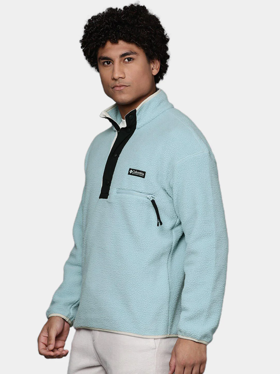 Columbia Men Blue Helvetia Half Snap Fleece - Image 10