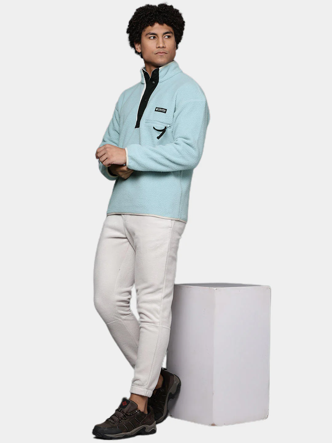 Columbia Men Blue Helvetia Half Snap Fleece - Image 7