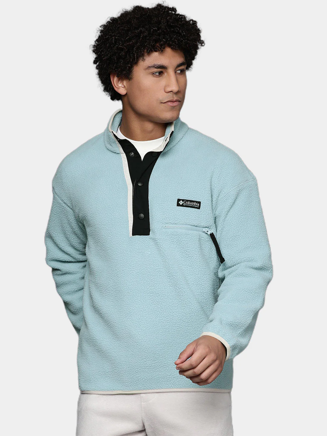 Columbia Men Blue Helvetia Half Snap Fleece - Image 8