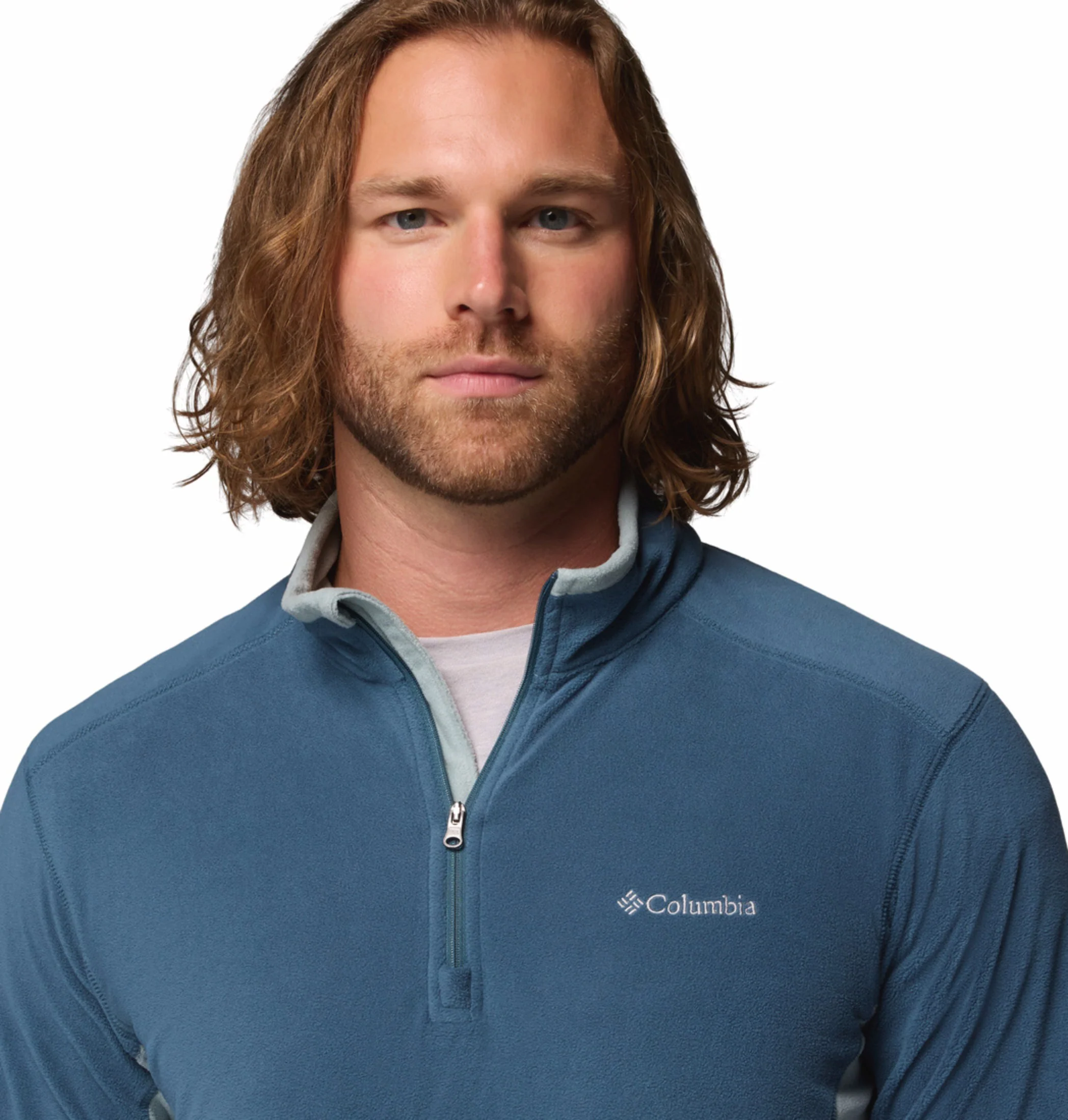 Columbia Men Blue Klamath Range II Pullover - Image 7
