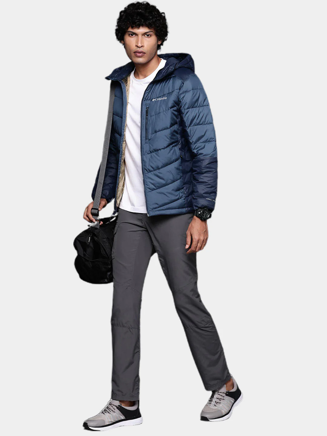 Columbia Men Blue Labyrinth Loop Hooded Jacket - Image 10