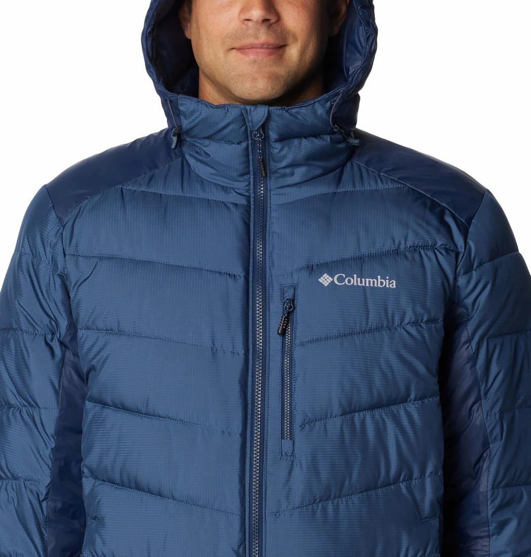 Columbia Men Blue Labyrinth Loop Hooded Jacket - Image 3