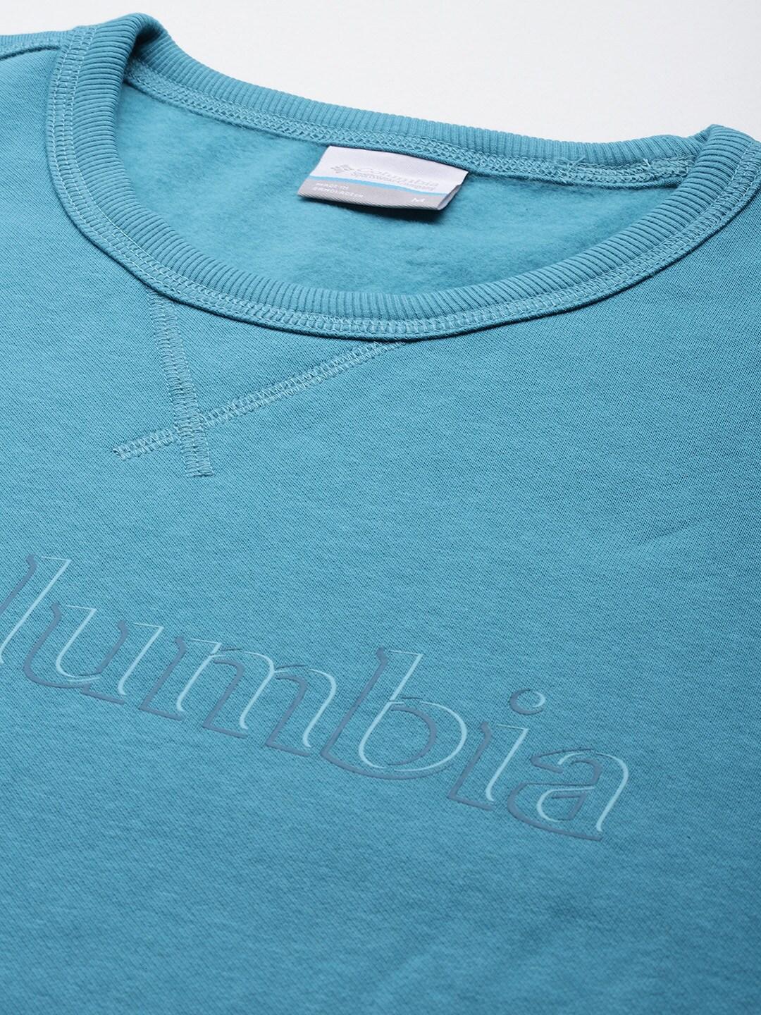 Columbia Men Blue M Columbia Logo Fleece Crew (Sun Protection) - Image 6