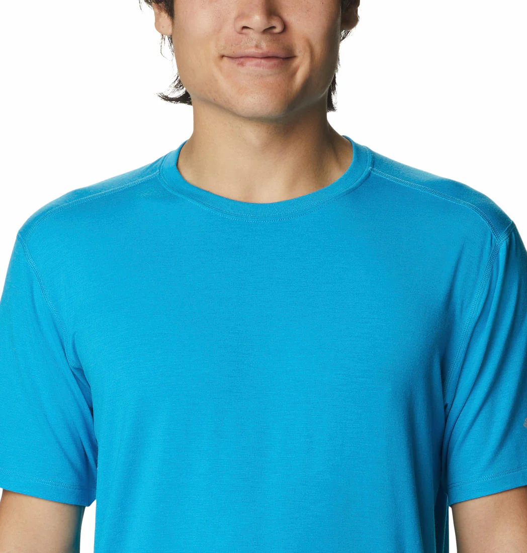 Columbia Men Blue M Endless Trail Running Tech Tee - Image 2