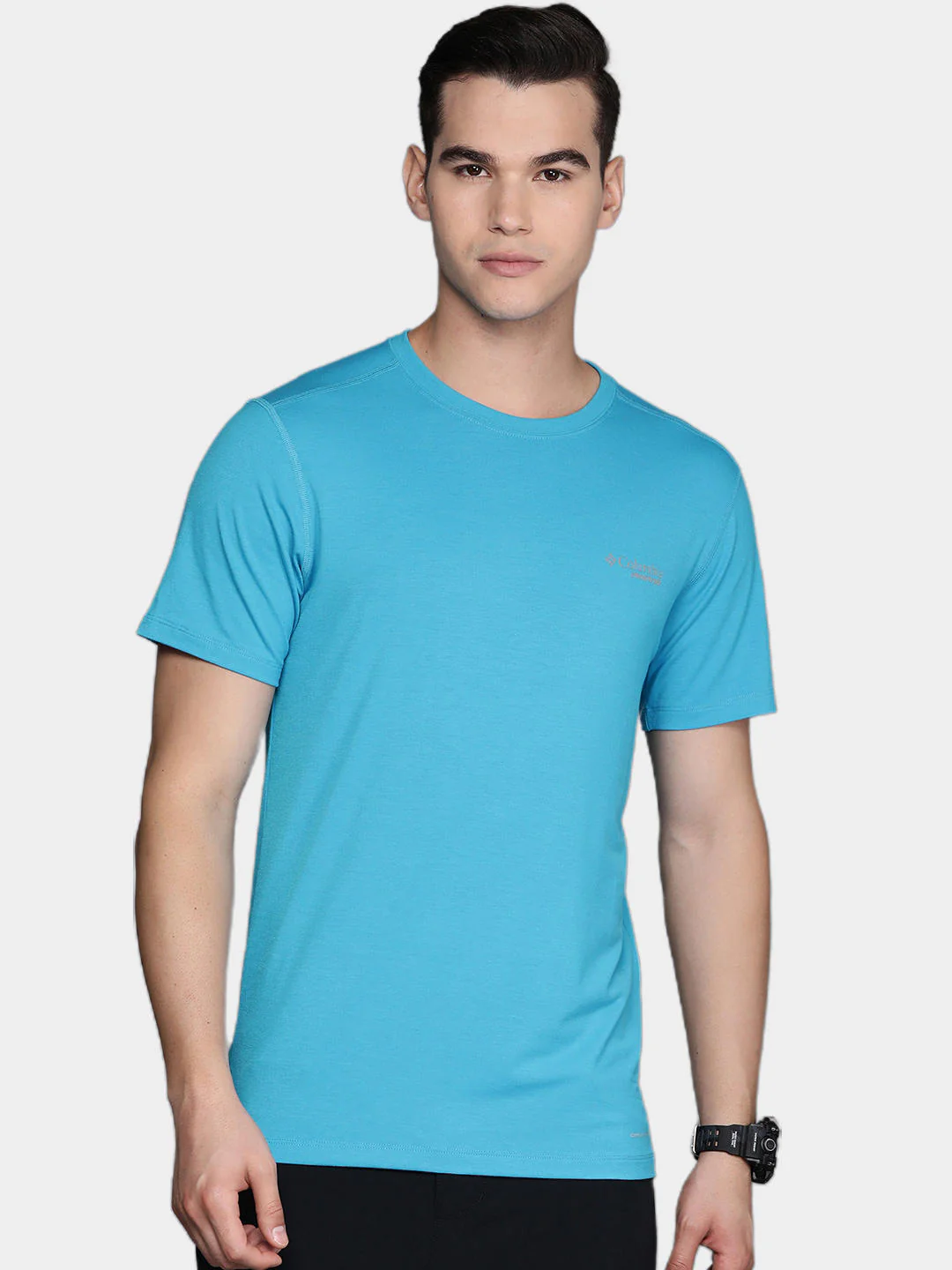 Columbia Men Blue M Endless Trail Running Tech Tee - Image 7