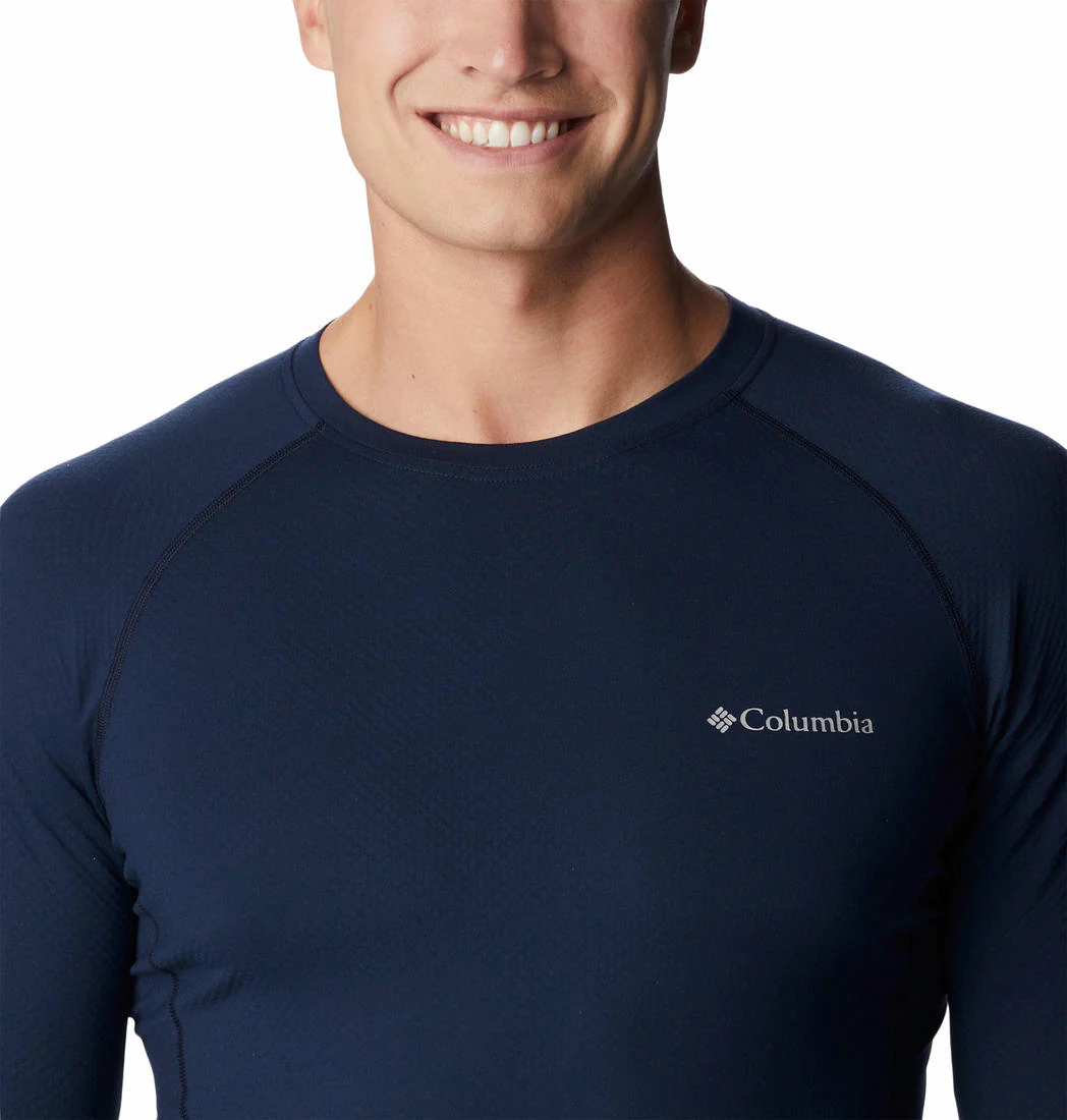 Columbia Men Blue M Omni-Heat Infinity Knit LS Crew (Non Returnable) - Image 5