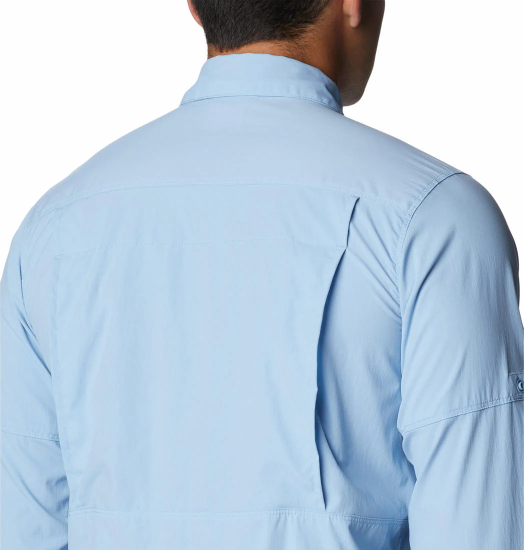 Columbia Men Blue Newton Ridge II Long Sleeve (Sun Protection) - Image 5
