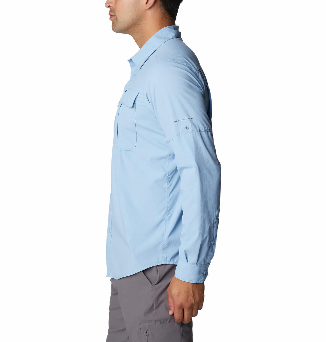 Columbia Men Blue Newton Ridge II Long Sleeve (Sun Protection) - Image 6