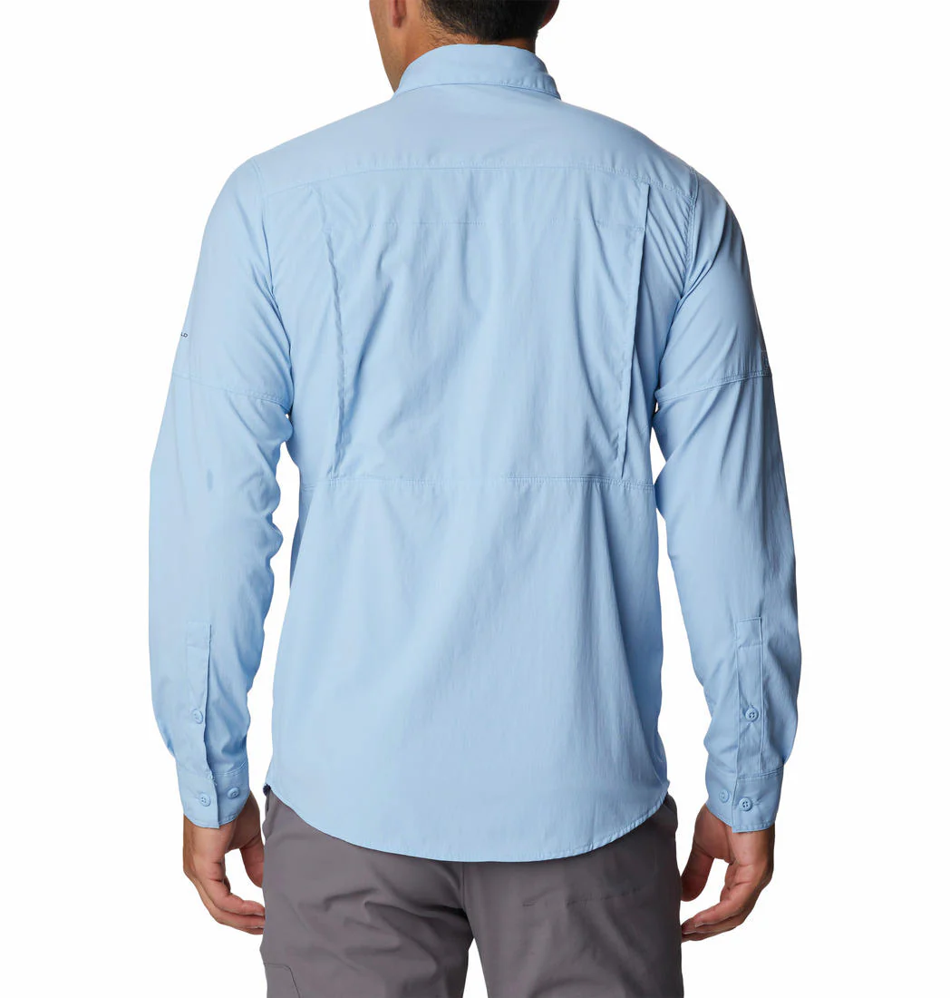Columbia Men Blue Newton Ridge II Long Sleeve (Sun Protection) - Image 7